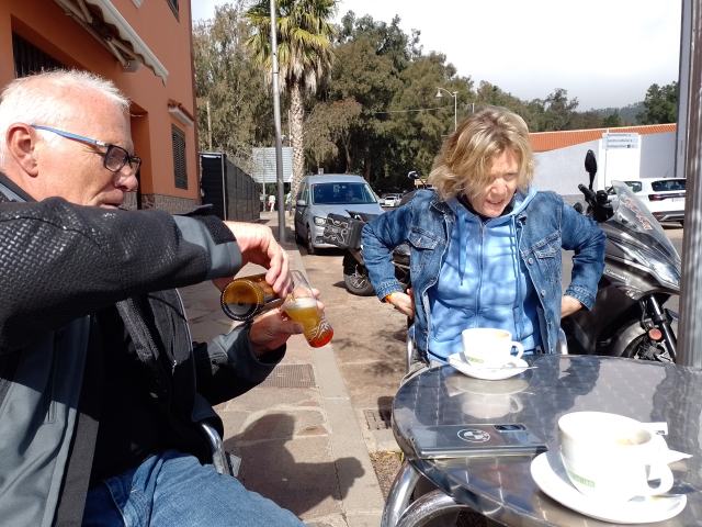 Fahrpause in Santiage del Teide