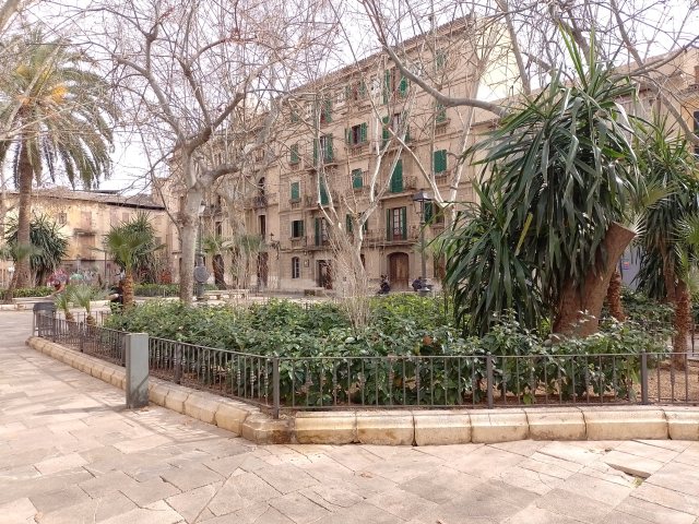 sch&ouml;ne alte H&auml;user in Palmas Altstadt