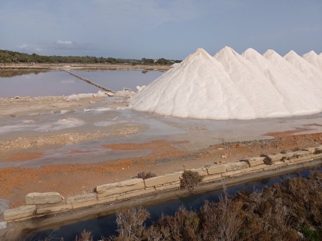 Salzgewinnung am Blau Colonia Sant Jordi