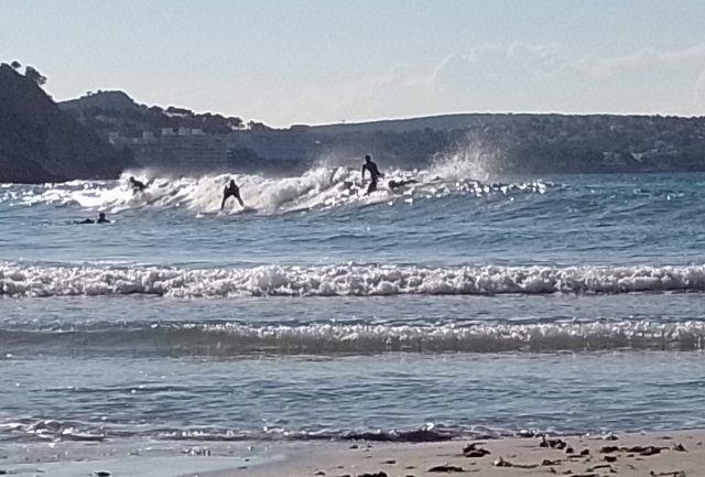 Surfer bei Paguera
