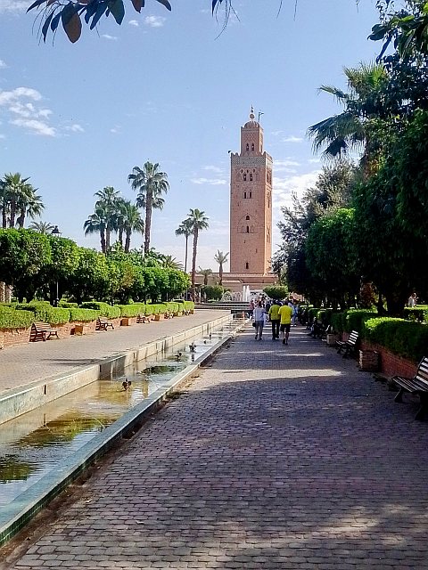 an der Koutoubia Moschee