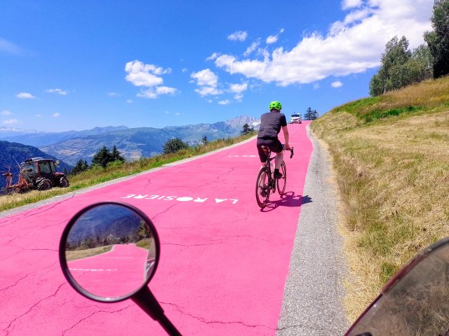 Radsportler im Training