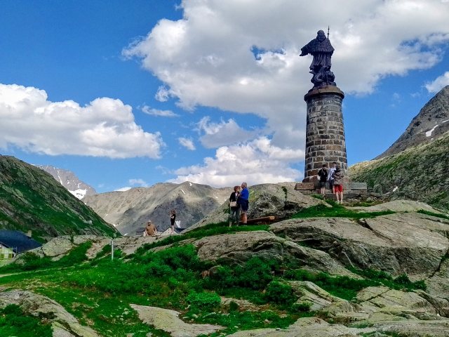 m Gro&szlig;en Sankt Bernhard in der Schweiz