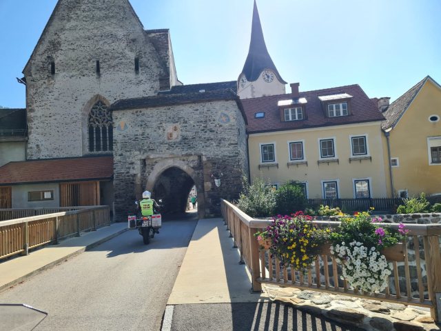 in Österreich unterwegs