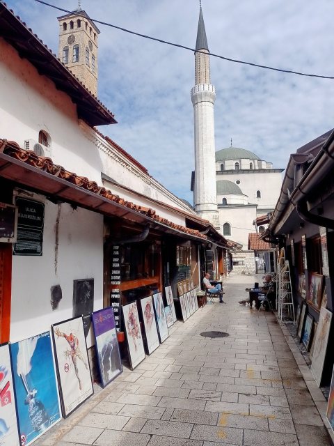 in der Altstadt Sarajevos