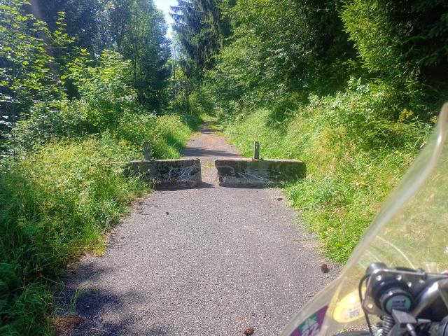 Hier ging es nicht mehr weiter. Das Navi war anderer Meinung!