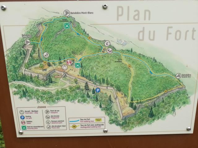 Plan des Fort de Tamié