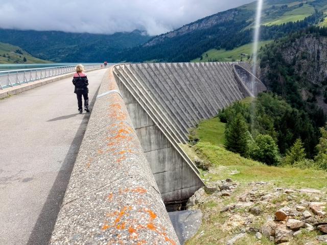 auf dem Roseland-Staudamm