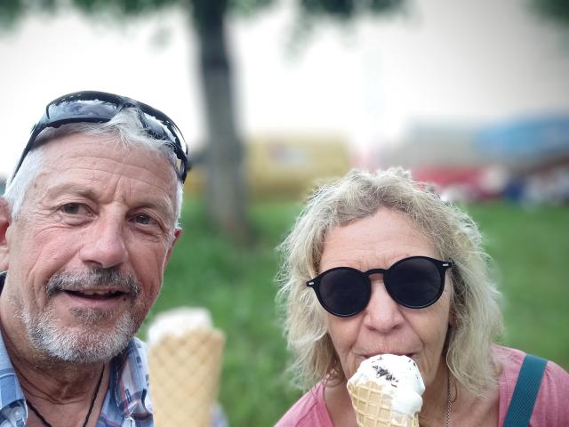 Pause mit Eis in Beaufort