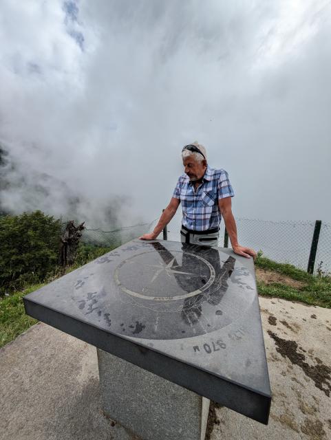 Der Himmel war leider noch sehr bedeckt für gute Aussichten.