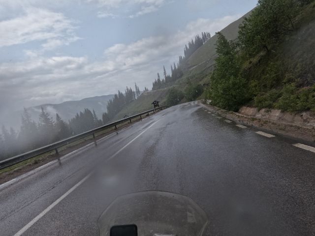 Ich war jetzt mitten in den Wolken