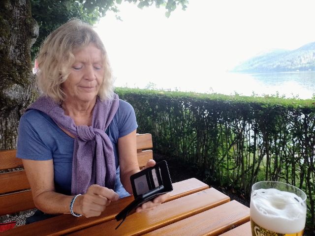 Abendessen bei Sonnenschein