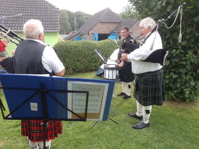 Auch Schotten waren dabei