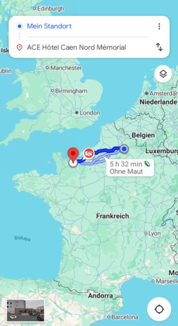 Tageskilometer: ca. 328 km