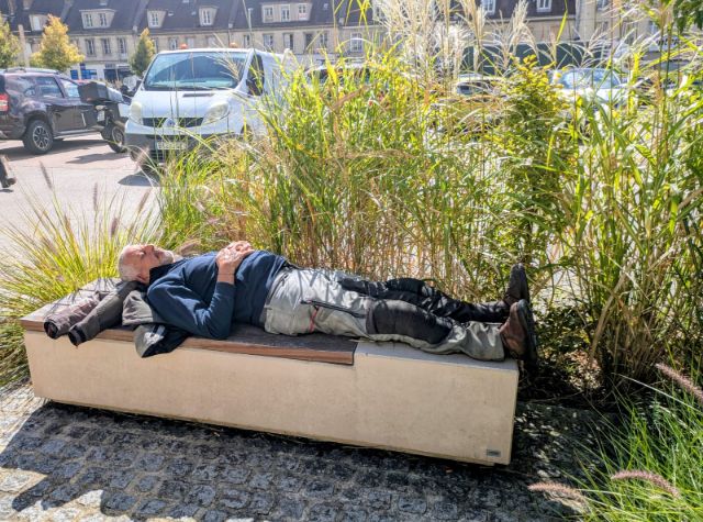 die Wrme tat gut und sorgte fr entspannte Stimmung in der Runde.