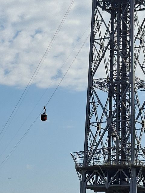 Seilbahn im Hafen von Barcelona