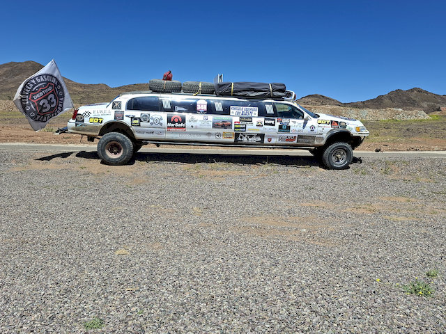 Amerikaner unterwegs durch die Wüste