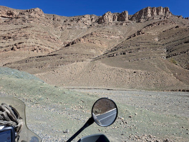 die Landschaft kurz nach unserem Aufbruch