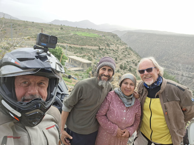 Abschiedsfoto mit unseren herzlichen Vermietern