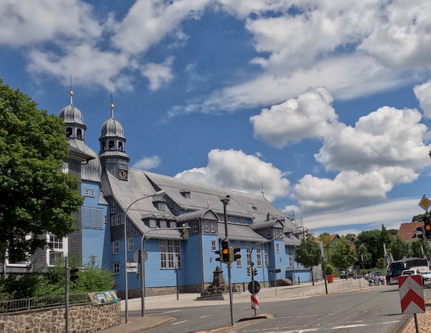 eine schöne Dorfkirche im Harz