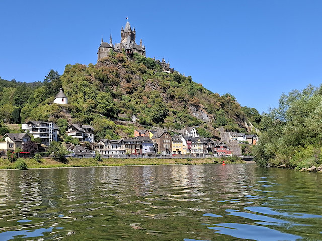 unterhalb der Reichsburg Cochem