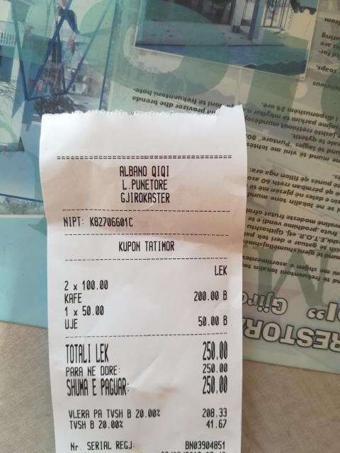 Unschlagbare Preise hier in Albanien