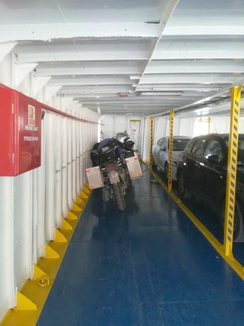 Diesmal war das Fhrschiff etwas kleiner.