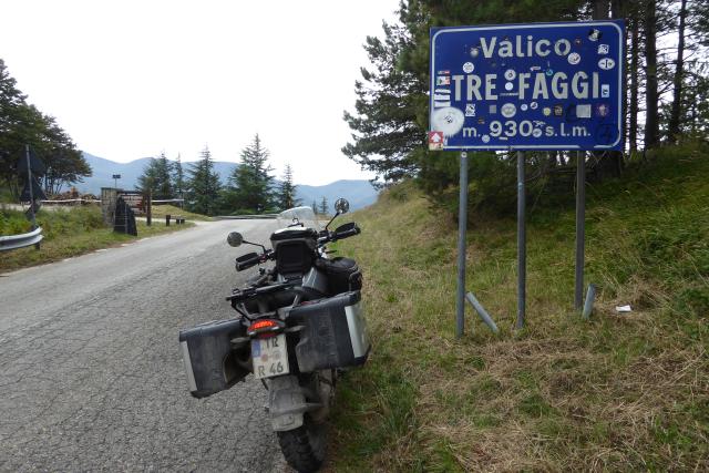 Am Gipfel Tre Faggi