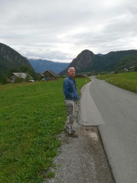 auf dem Weg zum Abendessen in den Nachbarort