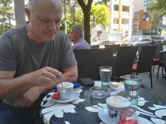 Kaffeepause in Mostar