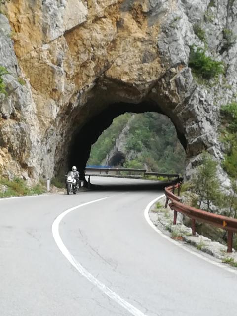 unterwegs durch die Piva-Schlucht 