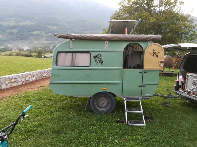 Gesehen auf dem Campingplatz bei unserem Hotel