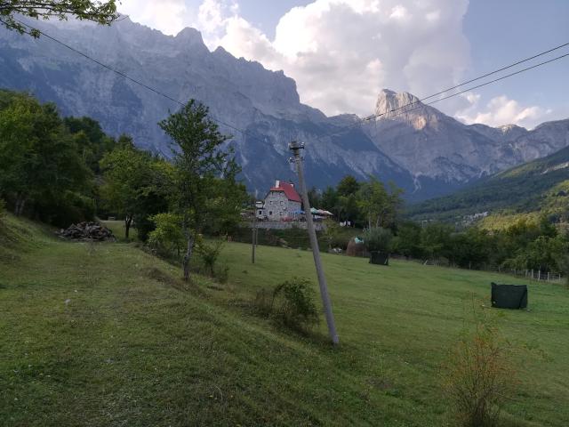 Blick auf unsere Unterkunft 