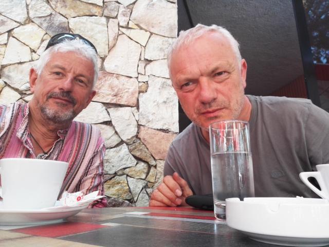 Kaffeepause in Kukes