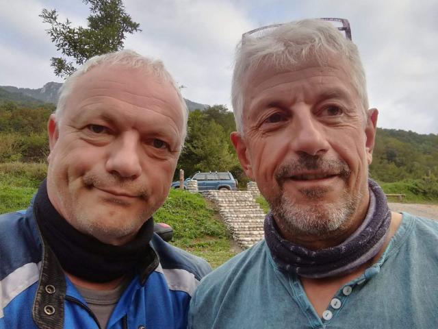 alte Männer auf Abenteuer-Tour
