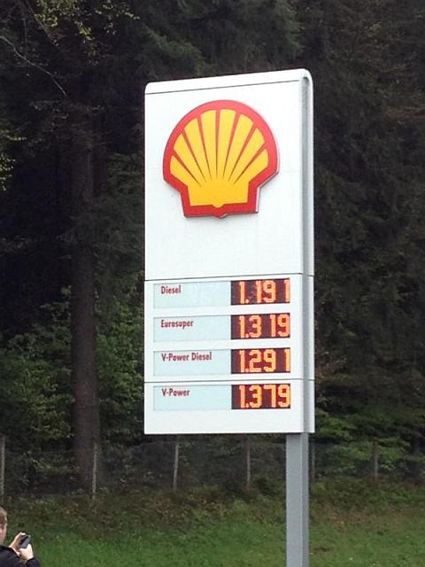 Benzinpreise in Luxemburg
