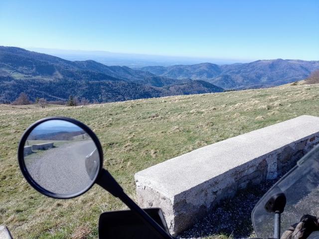 Aussicht kurz vor dem Grand Ballon