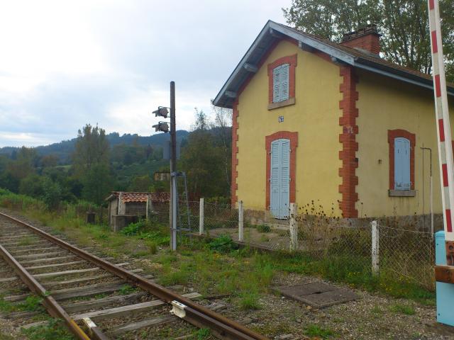 Bahnübergang vor Bertignat