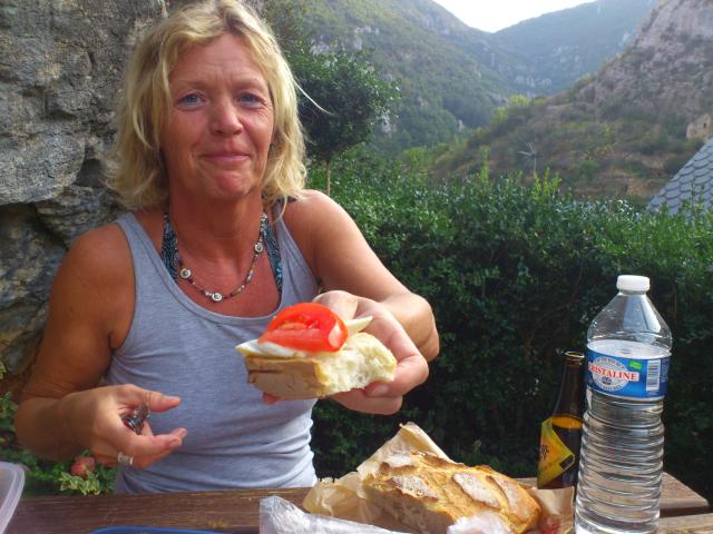 Abendessen in La Malène