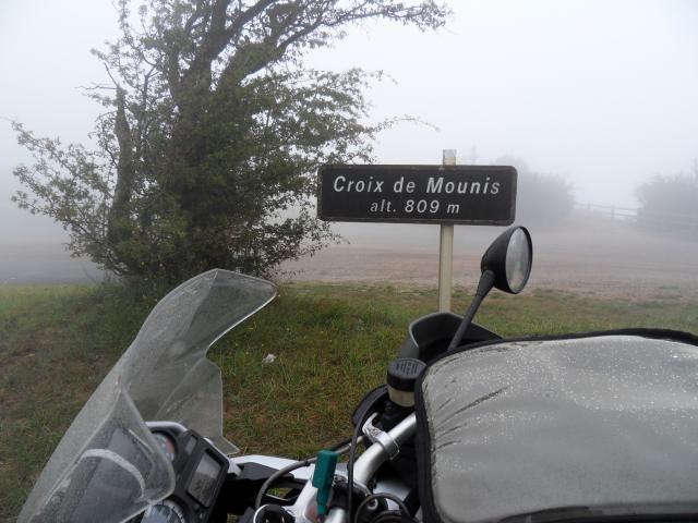 Nebel auf dem Croix de Mounis