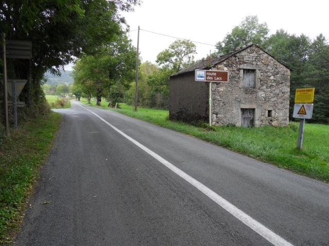 auf der Route
des Lacs