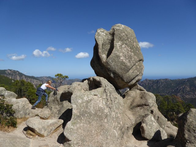 Wanderung zu den Kaskaden von Piscia di Ghjaddu