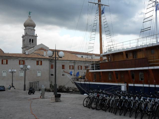 in der Altstadt von Krk