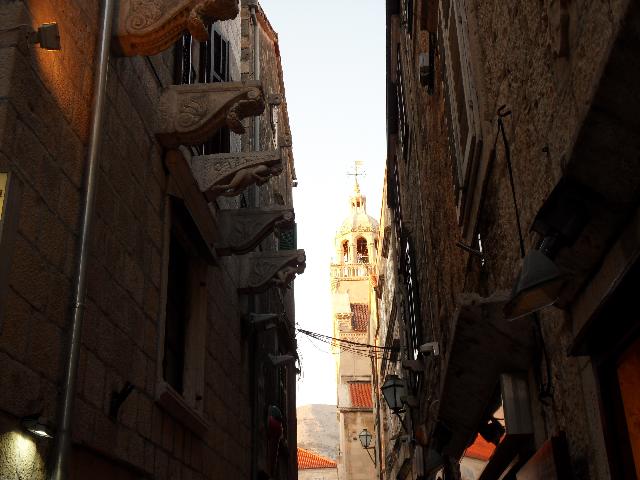 unterwegs in der Altstadt von Korcula