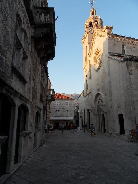 unterwegs in der Altstadt von Korcula