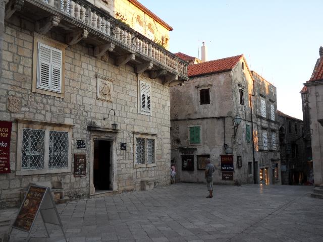 unterwegs in der Altstadt von Korcula