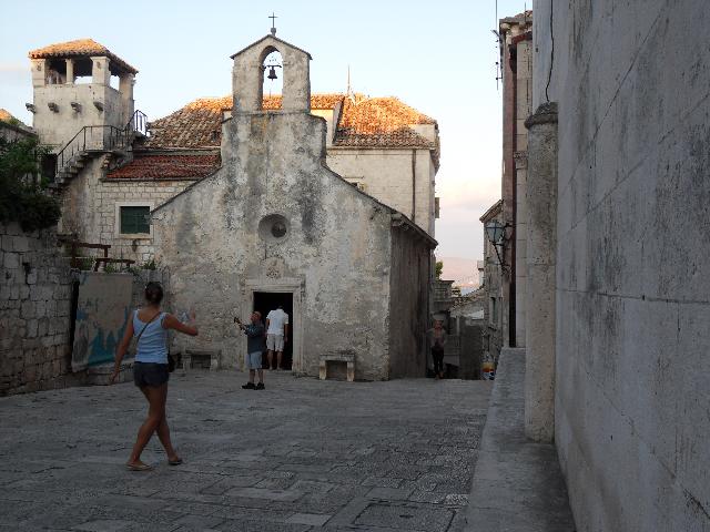 unterwegs in der Altstadt von Korcula