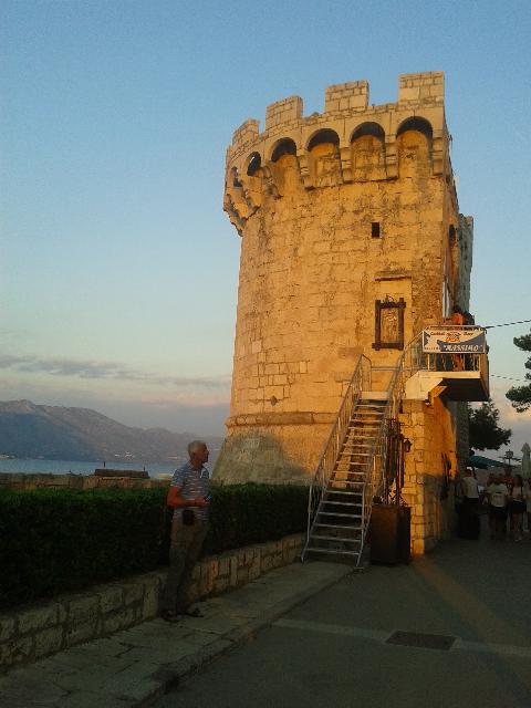 unterwegs in der Altstadt von Korcula