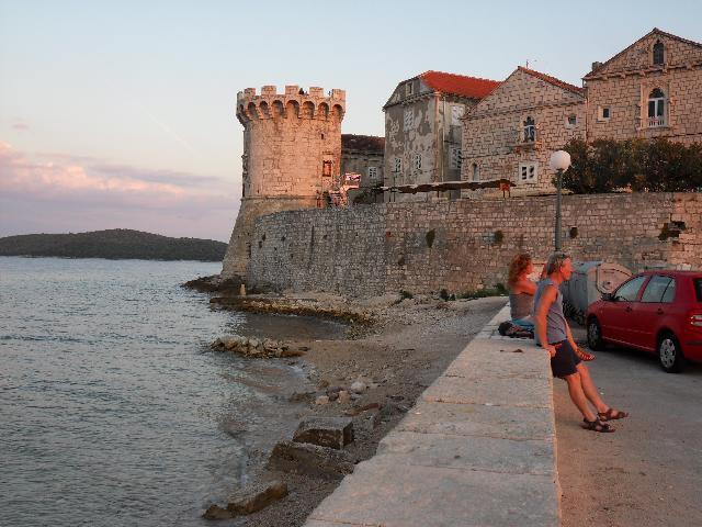 unterwegs in der Altstadt von Korcula