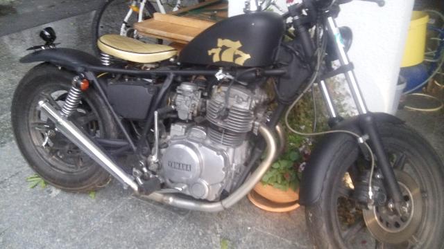 auf Chopper umgebaute Yamaha XS 400